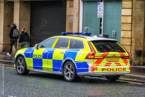 Police car, Newcastle upon Tyne, Tyne and Wear, England, United Kingdom © atosan