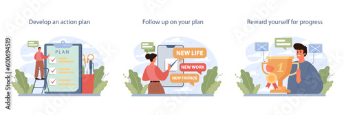 How to overcome neophobia set. Therapy plan for coping with neophilia