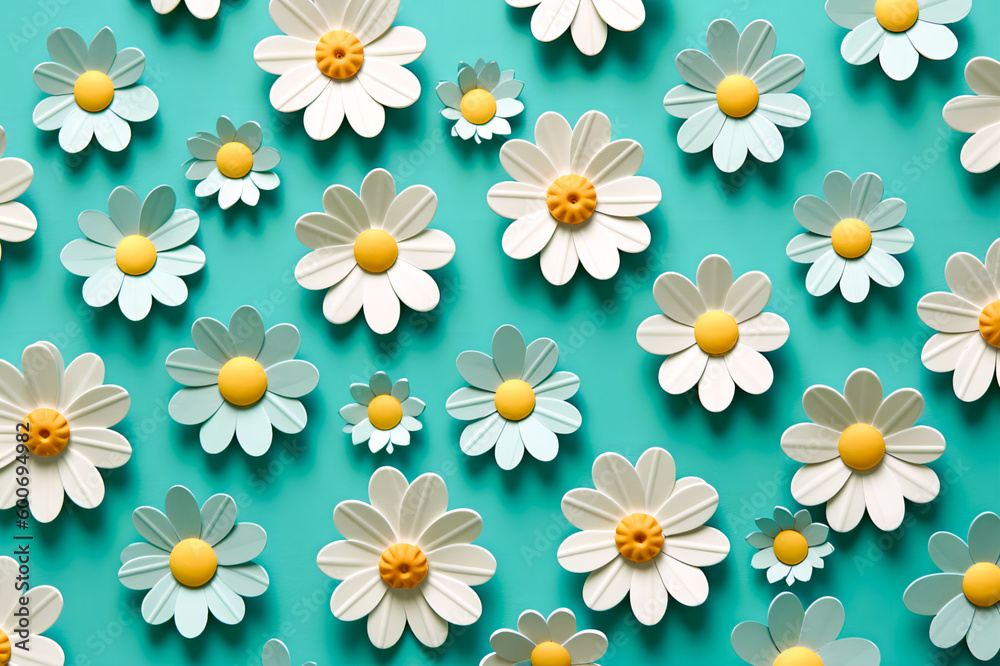 Bunte Blumen auf traumhafter Wiese Bunte Blumen auf traumhafter Wiese