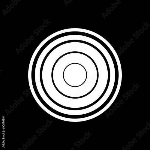 crosshairs vector illustration, suitable for mascot, logo, icon, background etc.