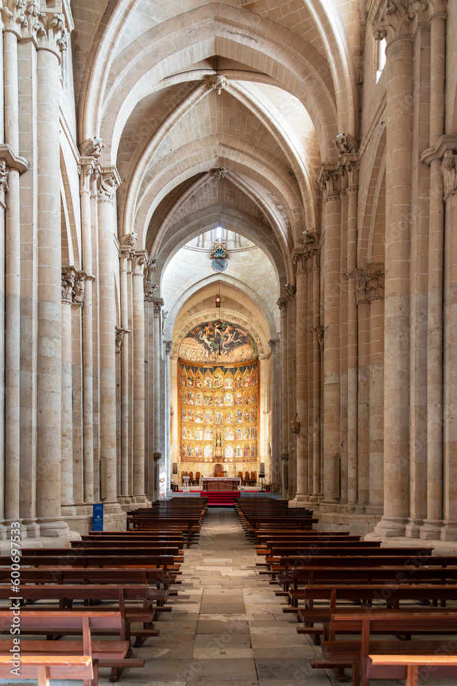 inside view of the Cathedral of Salamanca Spain