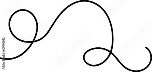 Squiggle line element