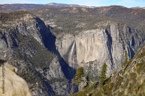 Yosemite National Park Landscape Mountains and Trees