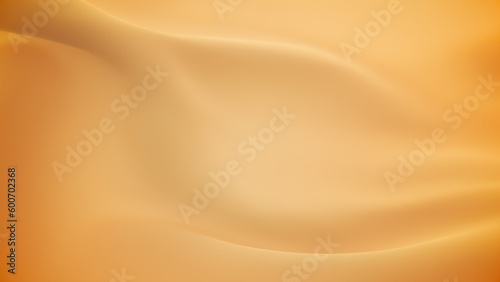 Beige satin texture background. Smooth elegant gold silk or satin texture can use as background. The luxury of sepia color fabric texture background. Closeup of rippled beige silk fabric. 3d render © suppa