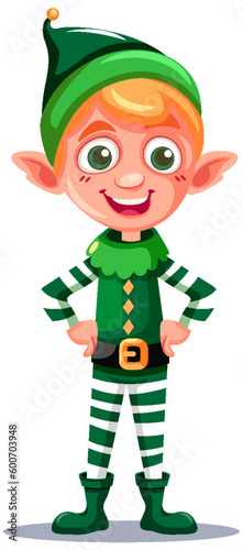 Cute Elf Cartoon Character Vector