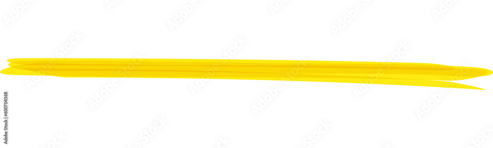Hand drawn yellow highlight marker stripes on transparent background. PNG. Hand drawn yellow highlight marker stripes on transparent background. PNG.