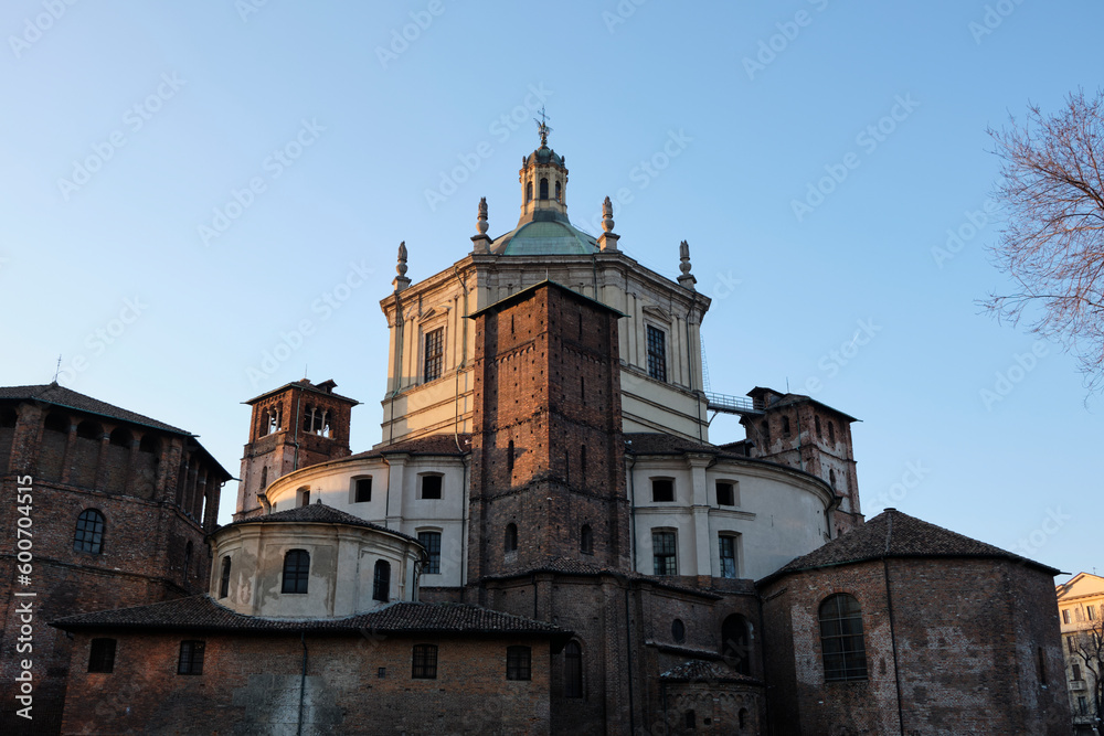 The Basilica of San Lorenzo Maggiore is a roman catholic church in Milan city in Lombardy region of northern Italy.