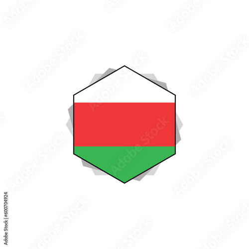  vector graphics of the national flag on a white background