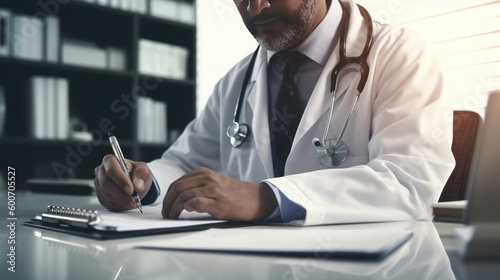 Doctor medical background. Illustration AI Generative.