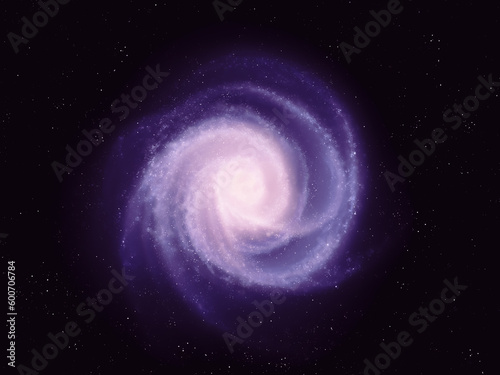 Fototapeta Naklejka Na Ścianę i Meble -  Galaxy vortex on the background of space. Abstract science background.