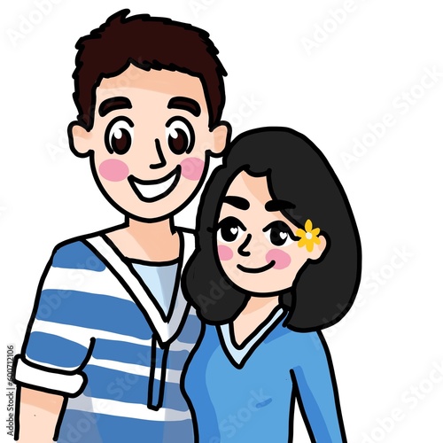 A cute couple 