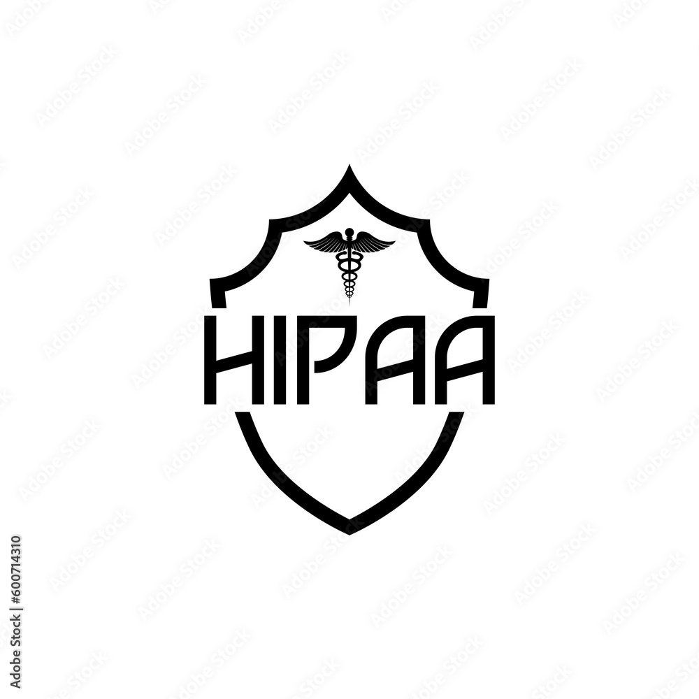 HIPAA shield isolated on transparent background HIPAA shield isolated on transparent background