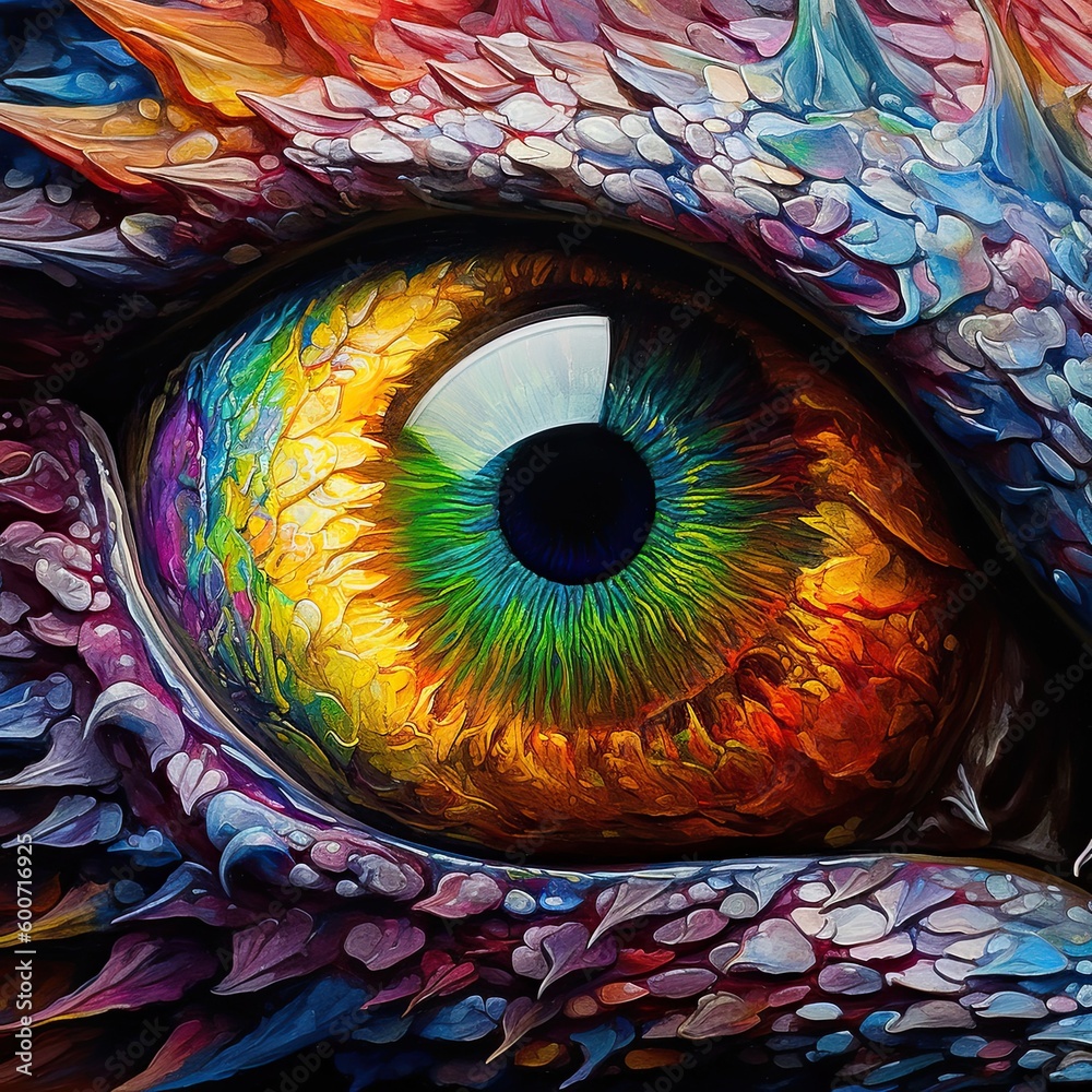 Gothic Masterpiece: Dragon's Eye - A Close Up Look at a Rainbow of ...