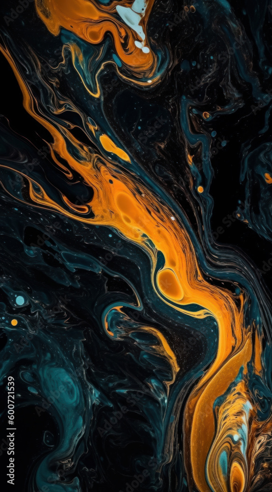 A vibrant highdefinition phone wallpaper features a dark background