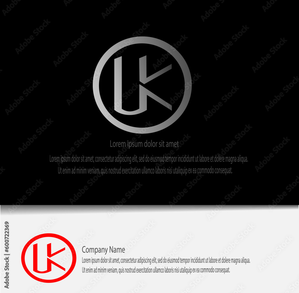 a simple logo with a combined letter model is perfect for your company branding