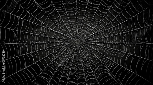 Fotografia spider web with dew drops