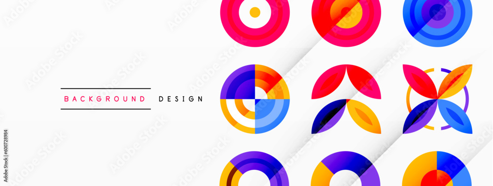 Vibrant and eye-catching vector background featuring a grid of colorful circles arranged in a patterned composition, perfect for modern and trendy designs Vibrant and eye-catching vector background featuring a grid of colorful circles arranged in a patterned composition, perfect for modern and trendy designs