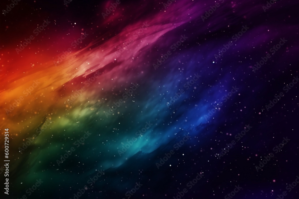 Pride flag on a galaxy, pride, background Generative AI Pride flag on a galaxy, pride, background Generative AI