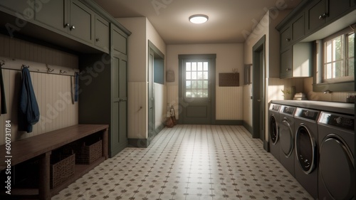 Laundry in the house Generative AI