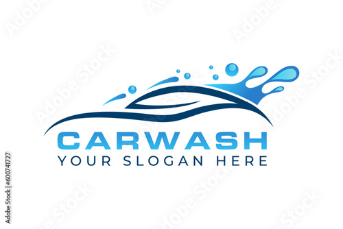 car washing pressure power soft wash cleaning automotive auto detailing and mobile detailing logo	