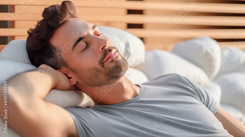 Gesunder Schlaf Power Napping Erholung Tagschlaf Entspannung Illustration Generative AI Digital Art Background Hintergrund Cover Magazin