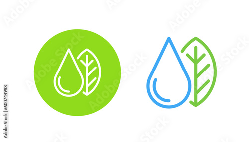 100% ingredients of natural origin vector logo icon badge concept