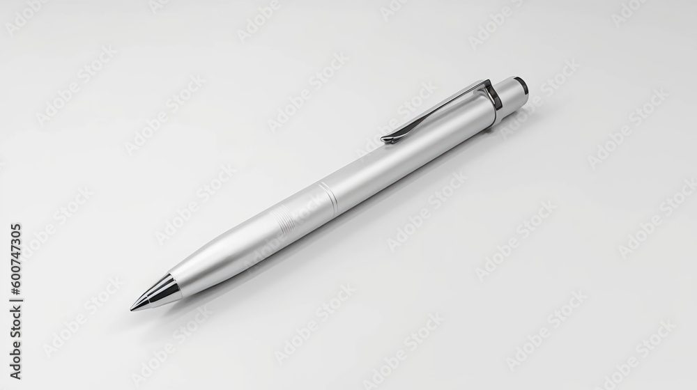 Mechanical pencil isolated on white background. Generative AI Mechanical pencil isolated on white background. Generative AI