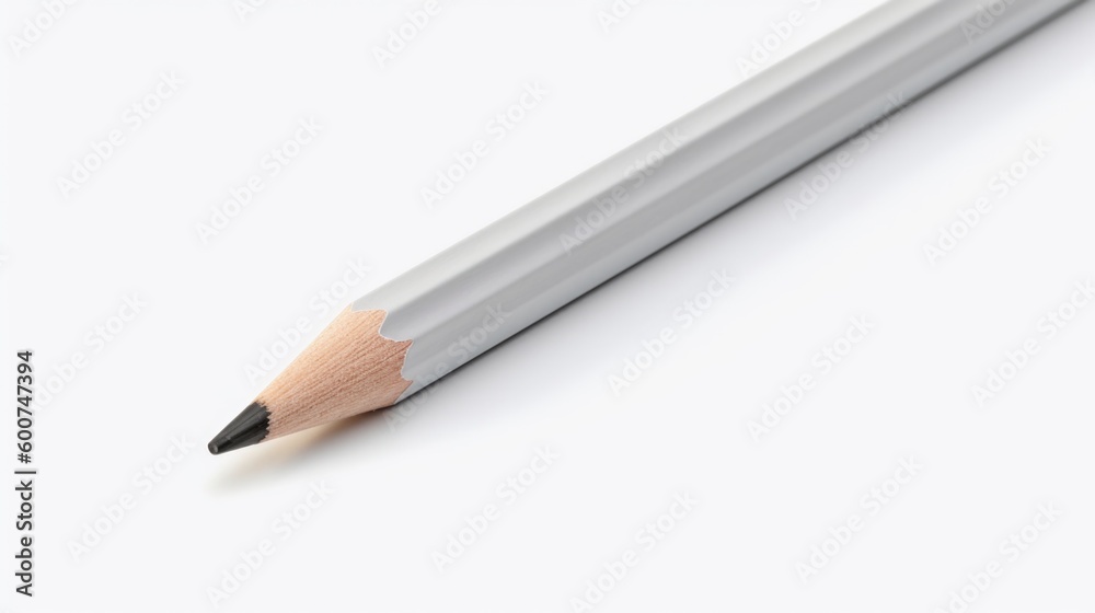Crayon isolated on white background. Generative AI Crayon isolated on white background. Generative AI