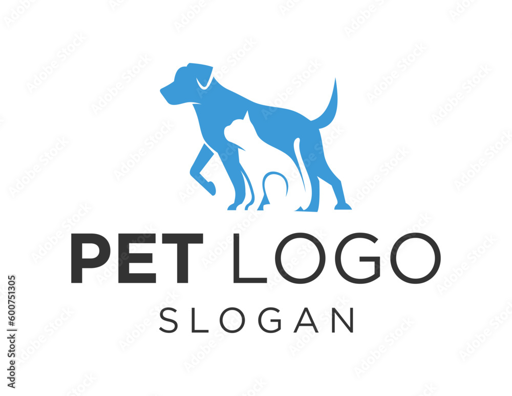 Logo about Pet on a white background. created using the CorelDraw application.