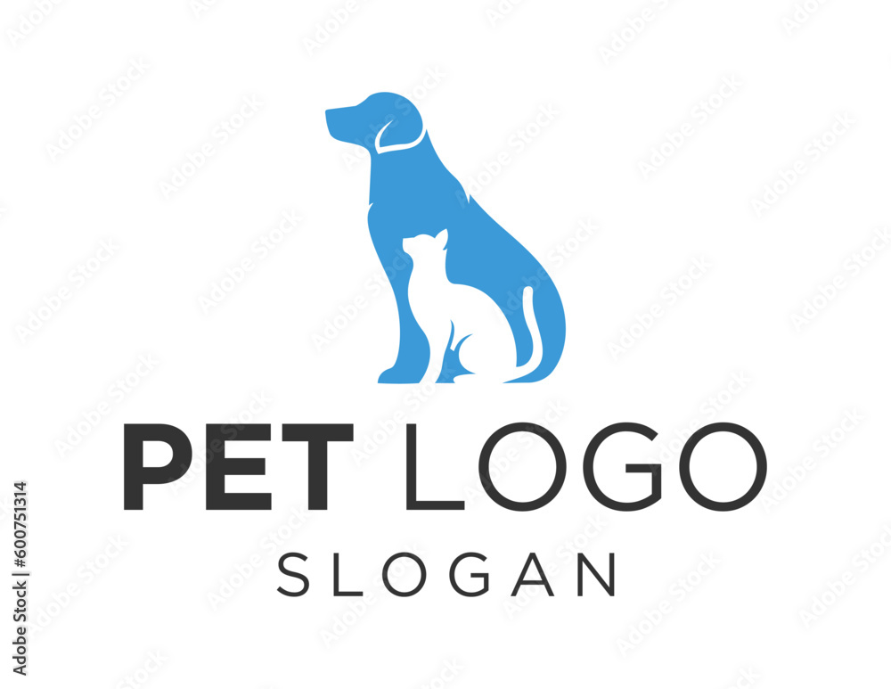 Logo about Pet on a white background. created using the CorelDraw application.