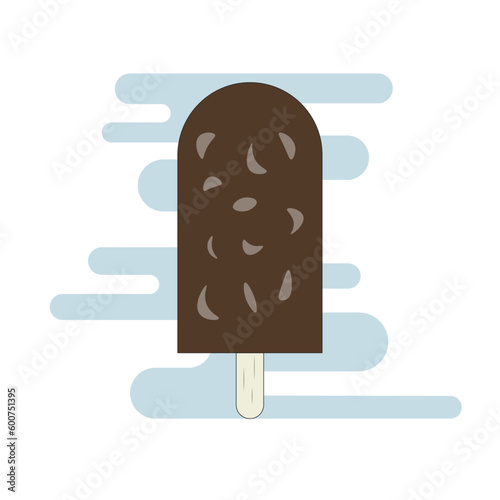 chocolate Bar Icecream - color minimal  Illustration