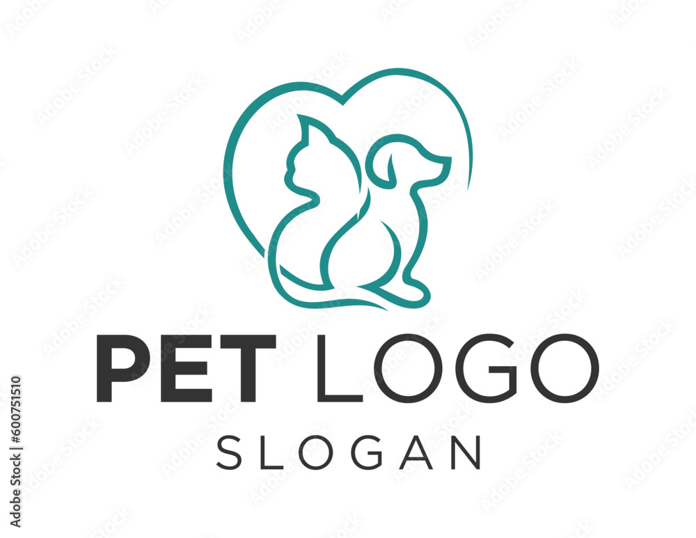 Logo about Pet on a white background. created using the CorelDraw application. Logo about Pet on a white background. created using the CorelDraw application.