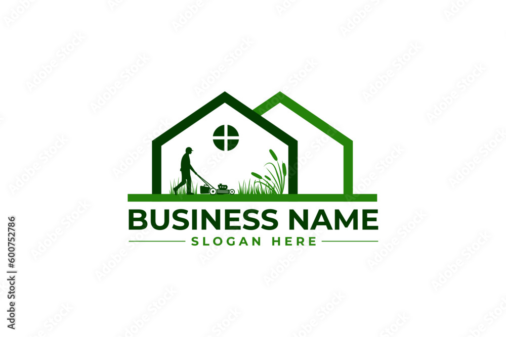 lawn care, grass trimming, landscape, grass, agriculture concept logo design lawn care, grass trimming, landscape, grass, agriculture concept logo design