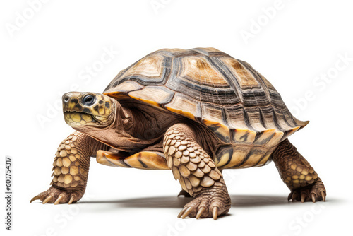 turtle isolated on white made with generative ai