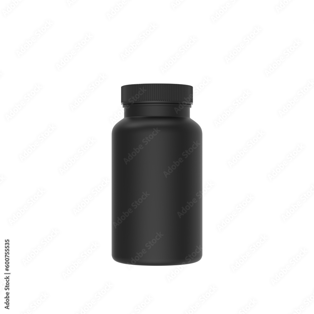 Medicine Bottle 3d render mockup on a Transparent Background Medicine Bottle 3d render mockup on a Transparent Background