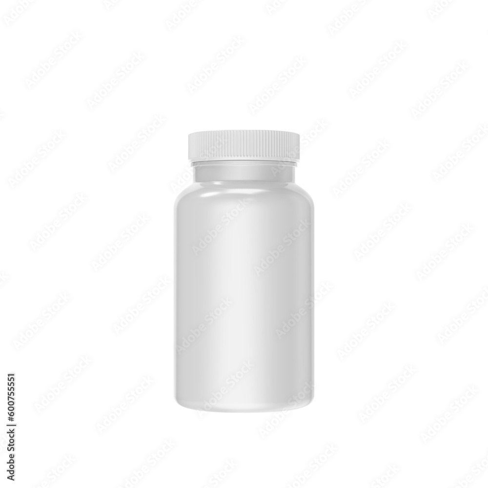 Medicine Bottle 3d render mockup on a Transparent Background Medicine Bottle 3d render mockup on a Transparent Background