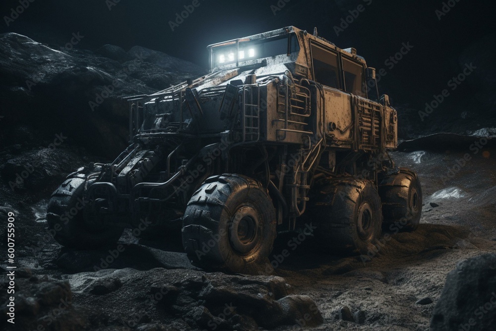 A vehicle used for exploration on the moon. Generative AI