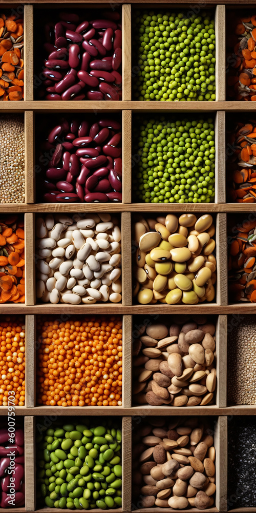 top view of different spices, generative ai top view of different spices, generative ai