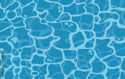 Illustration of blue water