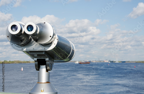 Telescope for viewing the other side of the river