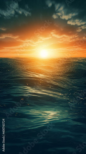 scene with rays of light