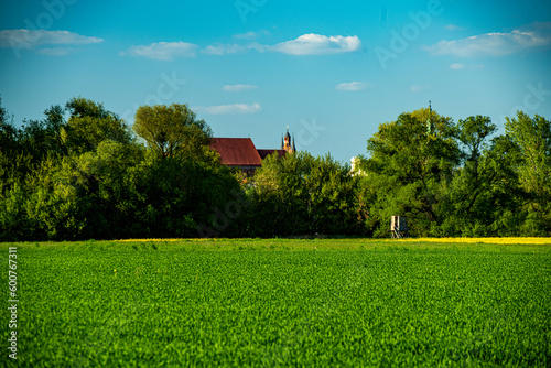 rzeka, zamek, gród, architektura, europa, woda, 