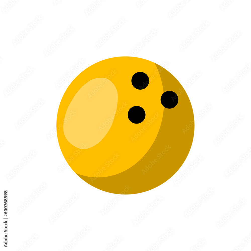 Fototapeta premium Bowling ball isolated on the background