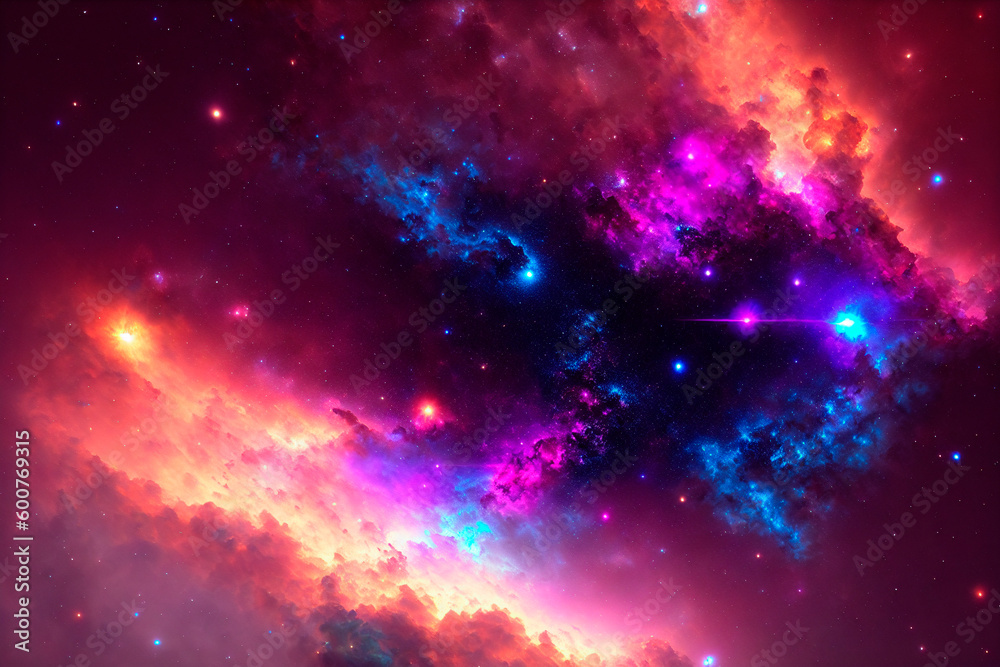 Fototapeta premium Generative concept art illustration. Generative ai.