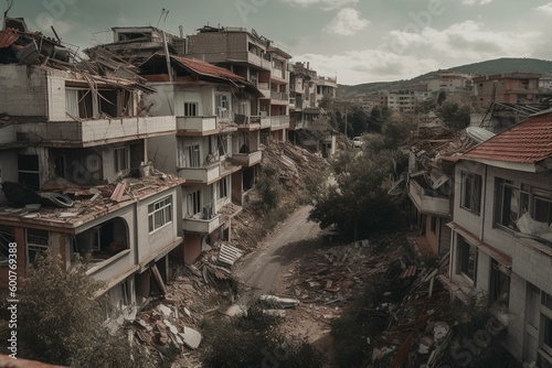 Earthquake in Turkey. Generative AI