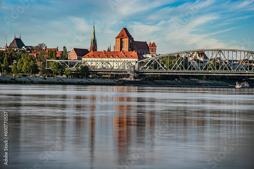 rzeka, zamek, gród, architektura, europa, woda, 