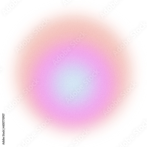 Colorful Grainy Gradient Circle