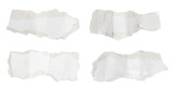 a white piece of paper on a transparent isolated background. png