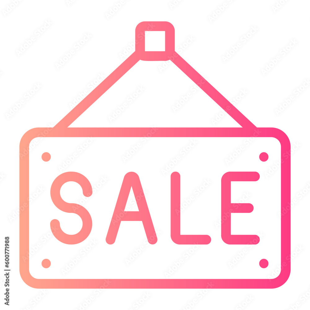 sales gradient icon sales gradient icon
