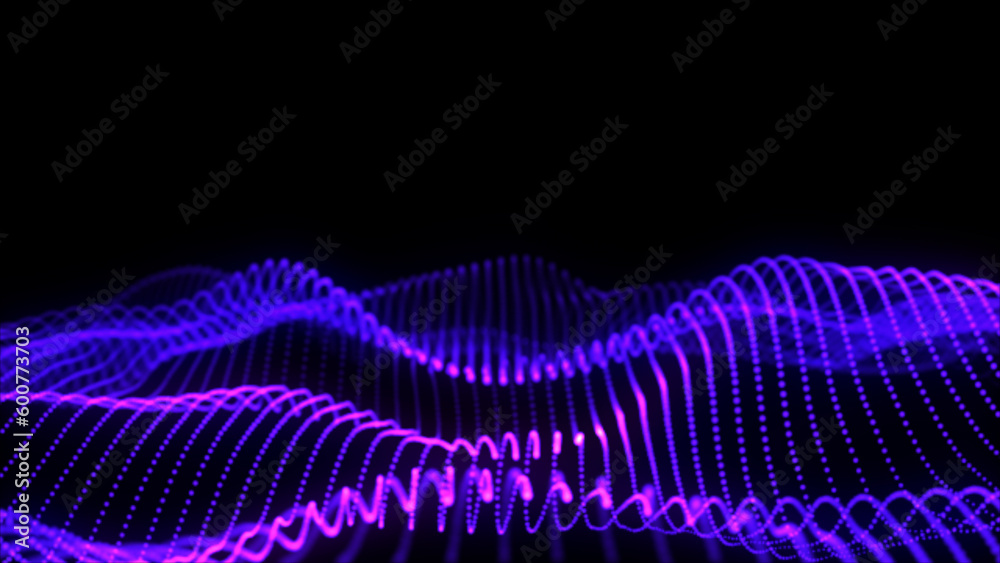 Naklejka premium Blue colour .beutiful wave abstract background,